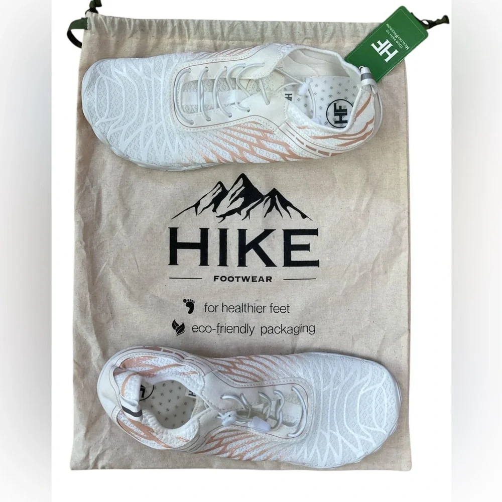 Hike Lorax Pro- Healthy Non-slip Barefoot 🦶 Shoes size 43 white/pink NWT